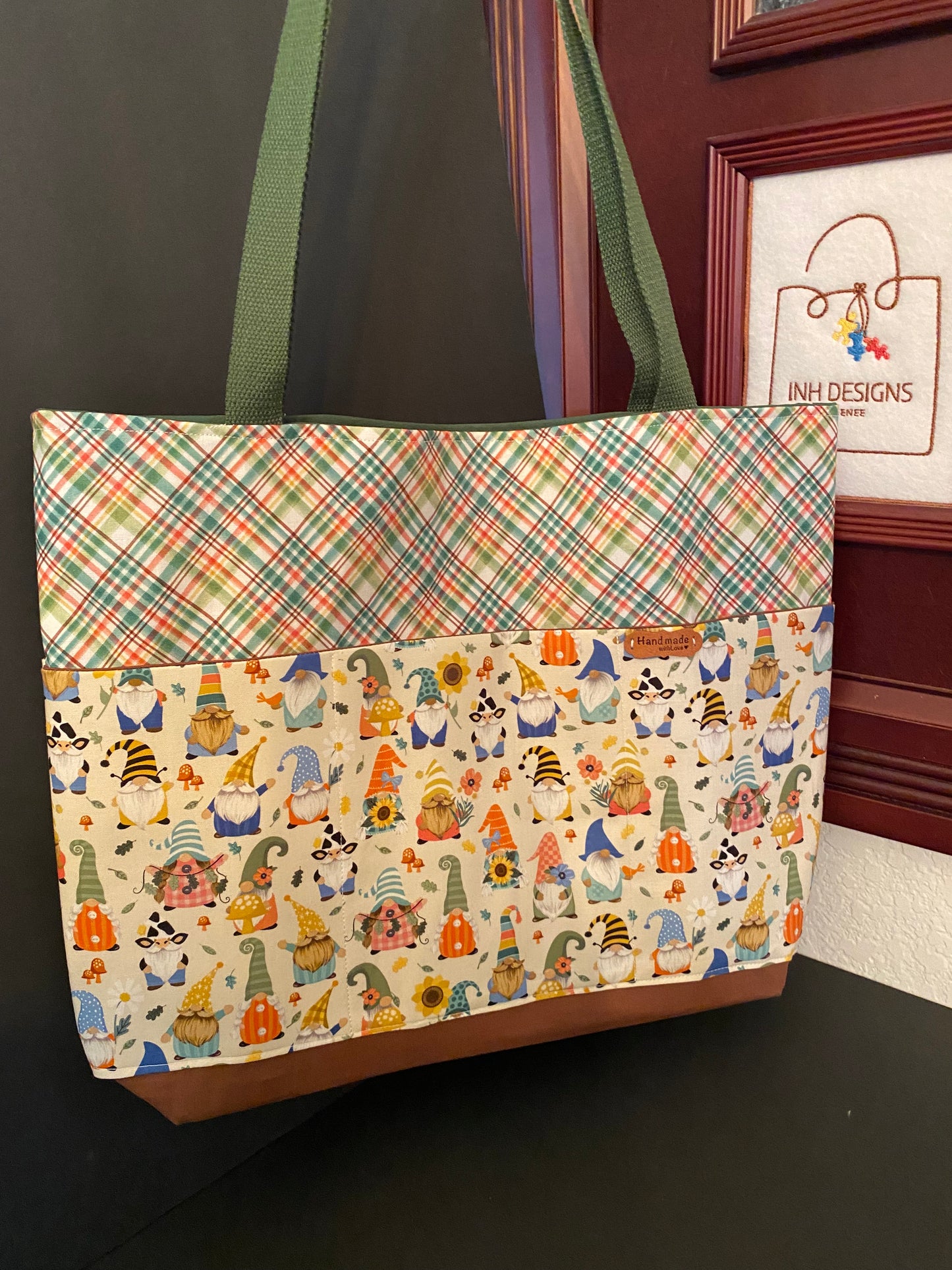 Plaid Gnommies Tote