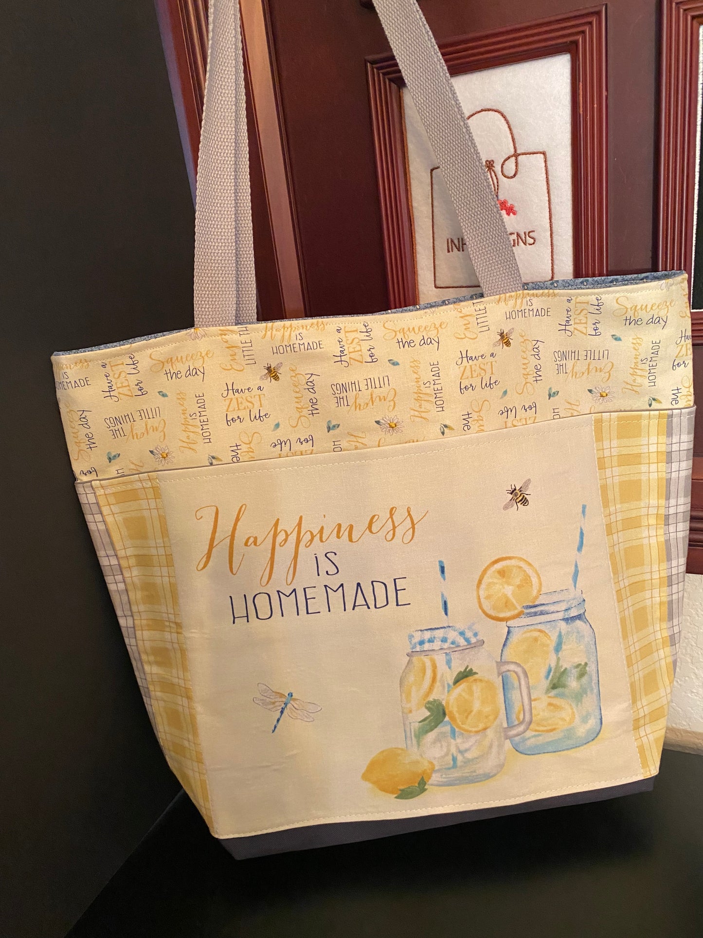 Happiness is Homemade Tote