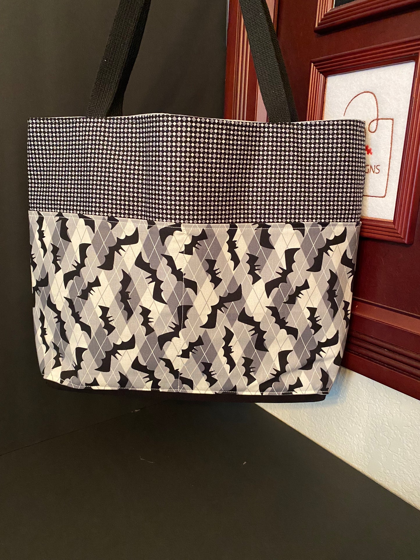 Just a Plaid Batty Tote