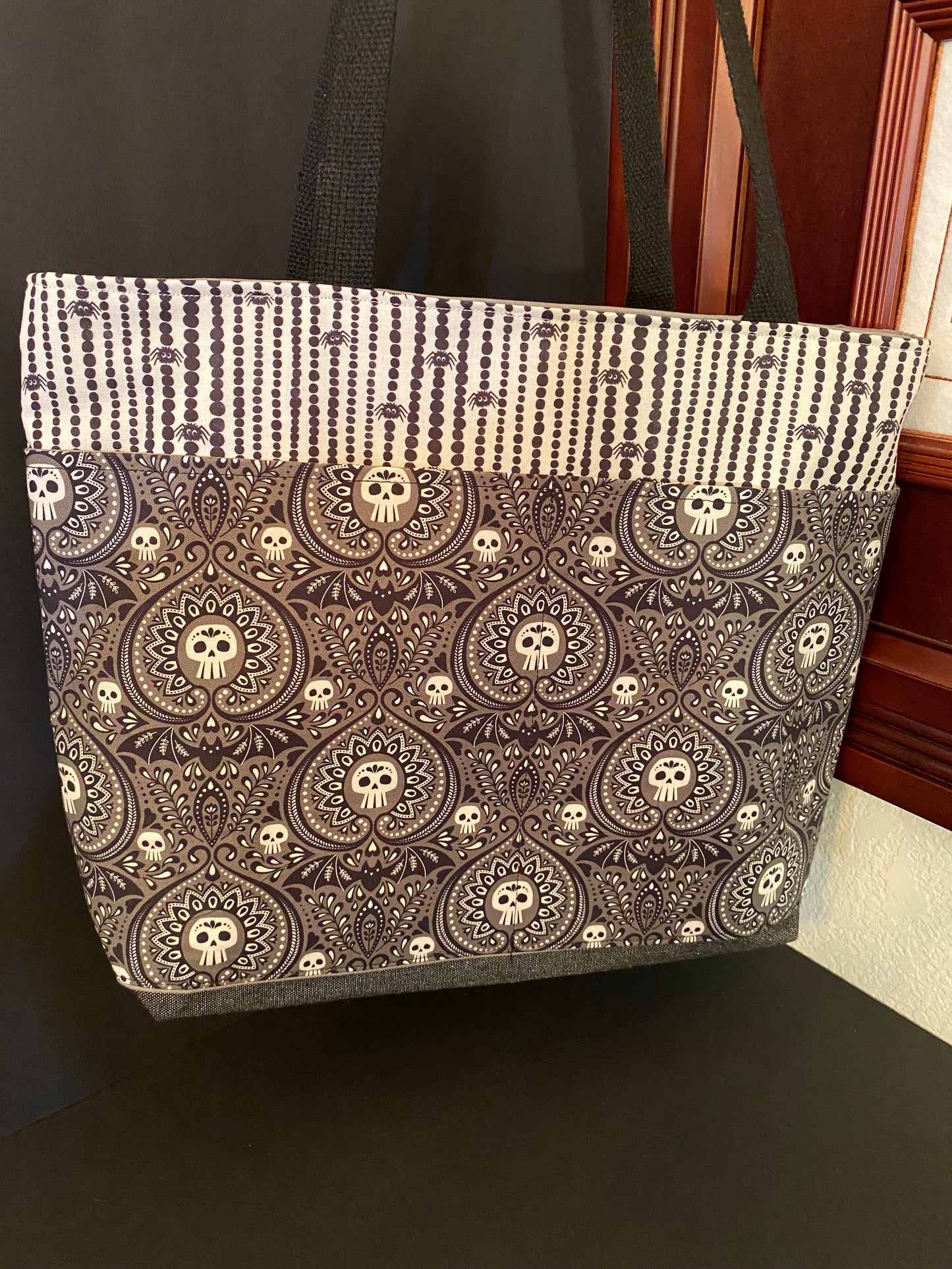 The Skull-ful Paisley Tote