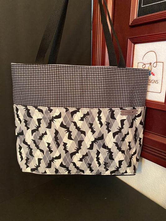 Just a Plaid Batty Tote