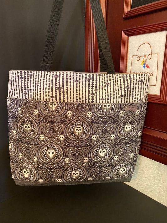 The Skull-ful Paisley Tote