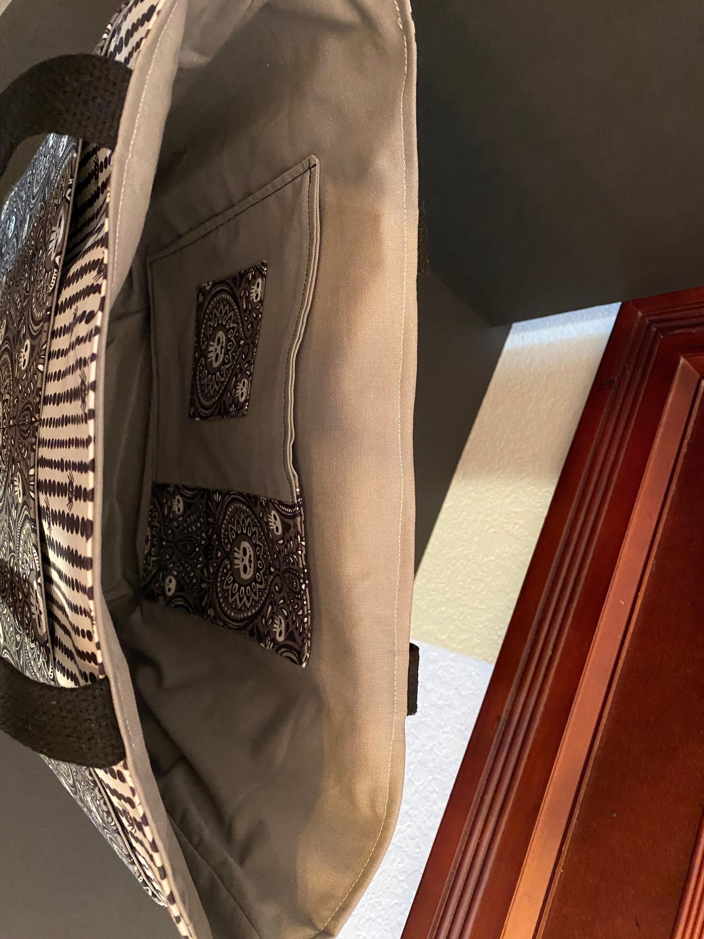 The Skull-ful Paisley Tote