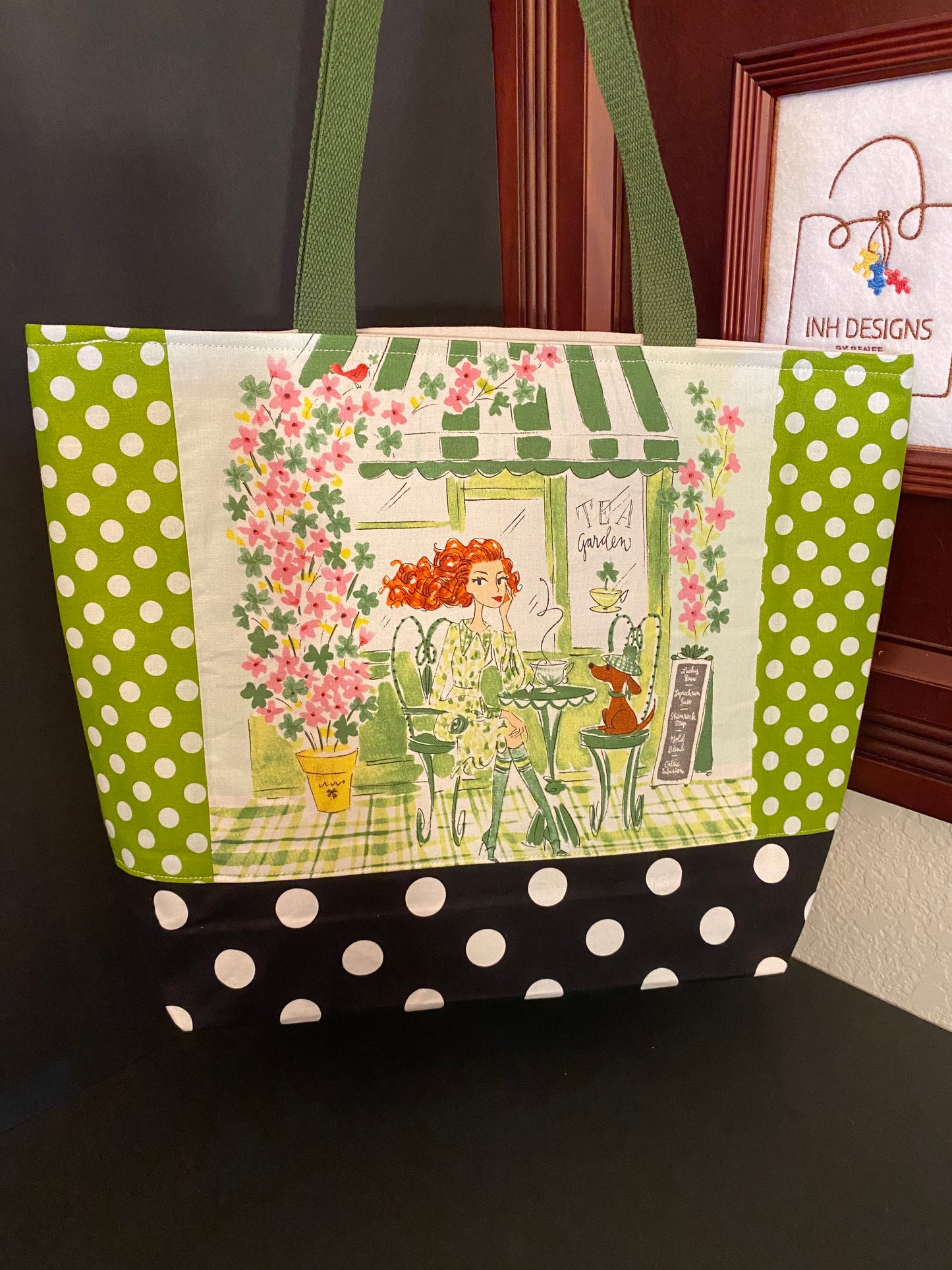 Polka in Bloom Tote